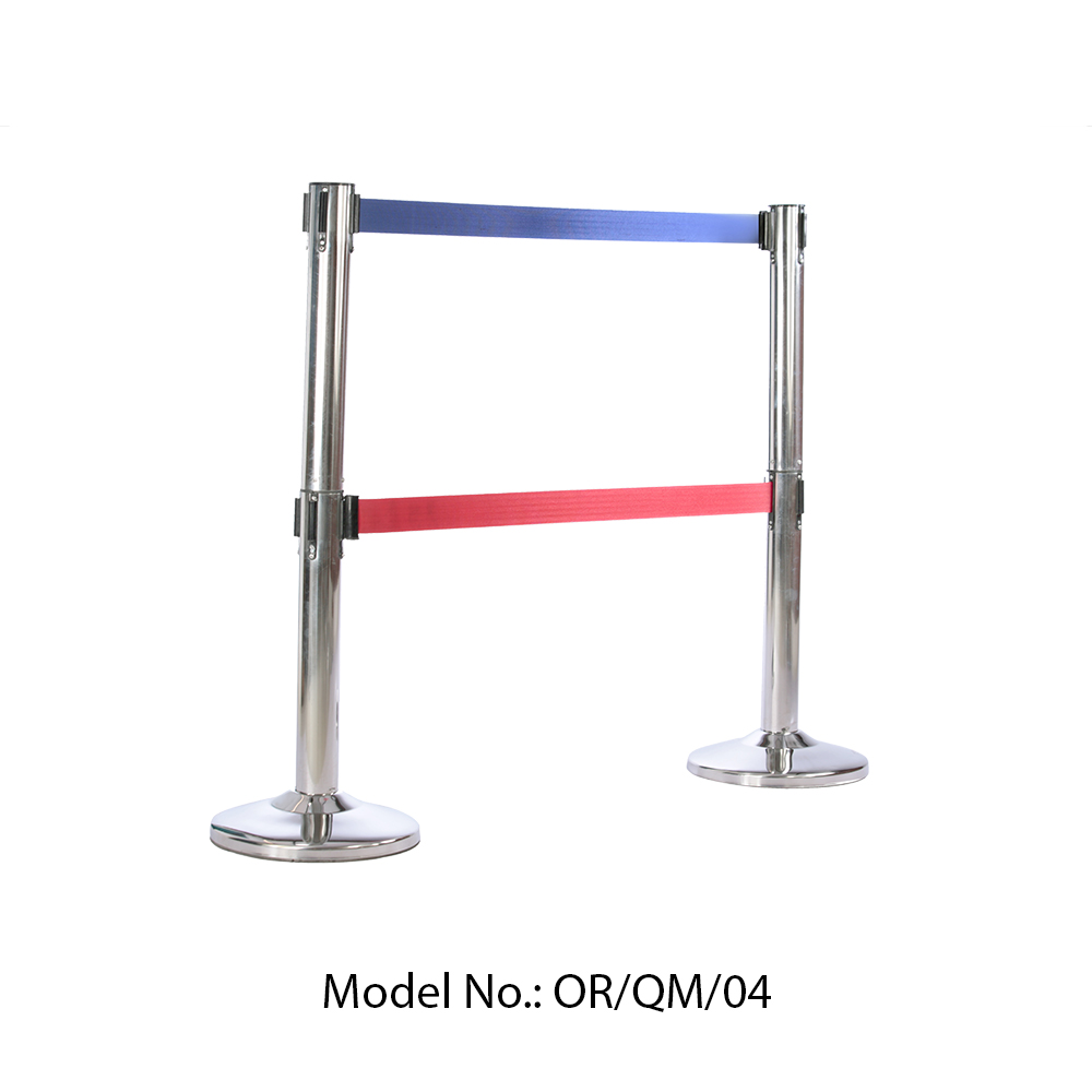Steel Stanchions Post-Queue Manager